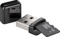 Miniatyrbild 1 av 2: Goobay 38656, MicroSD (TransFlash), Svart, 480 Mbit/s, USB, 1 styck, Polypåse