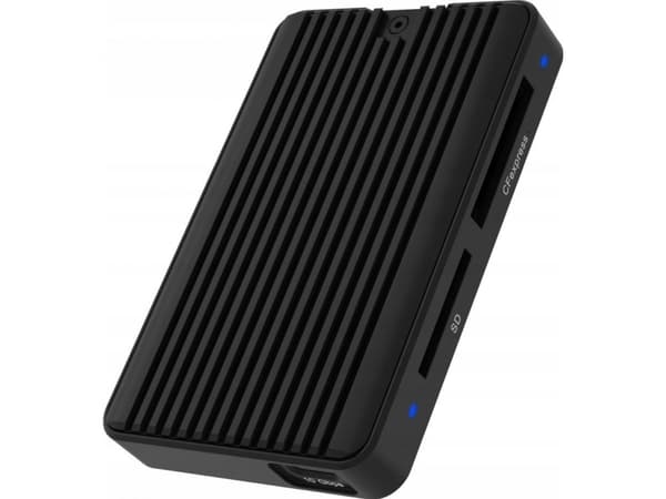 ICY BOX -kortinlukija 2-suuntainen USB 3.2 Gen 2 Type-C- ja Type-A-portti