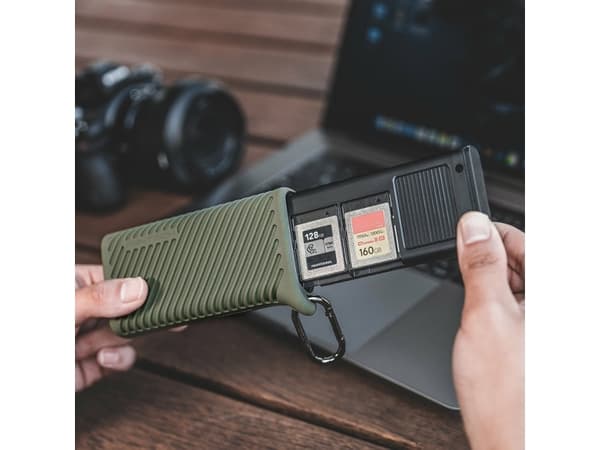 PGYTECH P-GM-169, CFexpress Typ B, MicroSD (TransFlash), MicroSDHC, MicroSDXC, SD, SDHC, SDXC, Grön, 1000 Mbit/s, Akrylnitril Butadien Styren, Alumin