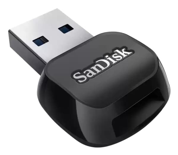 SanDisk QuickFlow - Kortleser (microSD, microSDHC, microSDHC UHS-I, microSDXC, microSDXC UHS-I) - USB 3.2 Gen 1