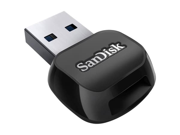 SanDisk QuickFlow - Kortleser (microSD, microSDHC, microSDHC UHS-I, microSDXC, microSDXC UHS-I) - USB 3.2 Gen 1
