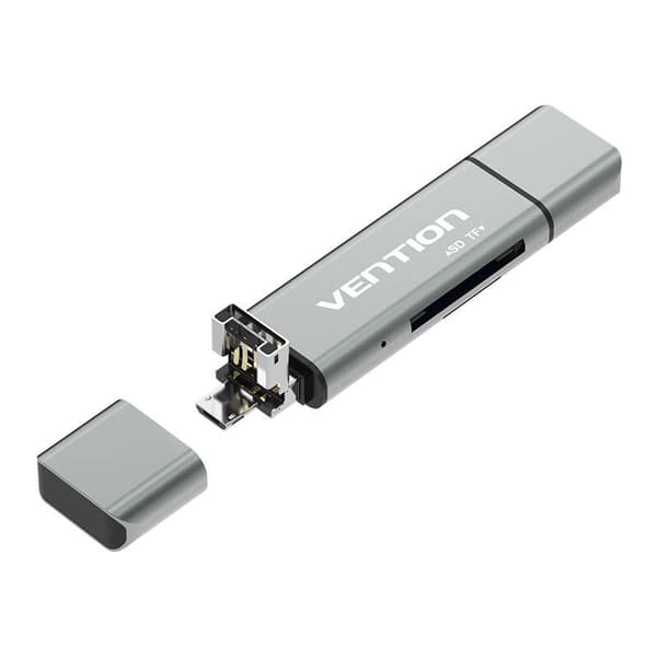Multifunktionell USB2.0-kortläsare CCJH0 Grå