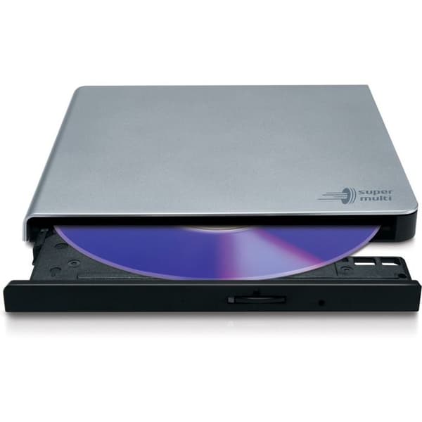 Extern DVD-brännare - HITASHI-LG - GP57EB40 - USB 2.0 - DVD-RW, DVD+R DL - Grå färg