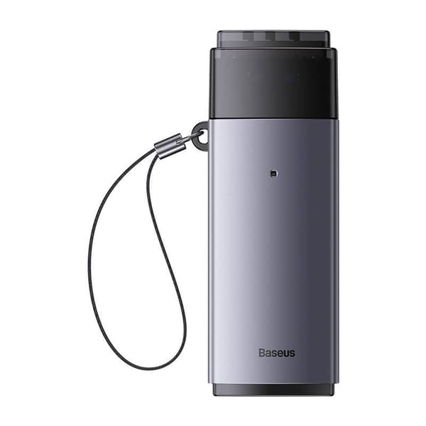 Baseus Lite Series SD/TF-hukommelseskortlæser, USB (grå)