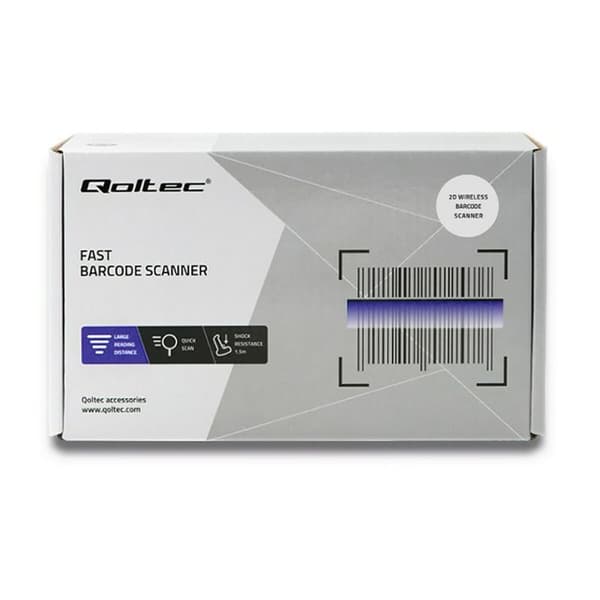 Stregkodelæser Qoltec 50868