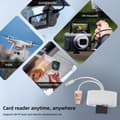 Miniatyrbild 6 av 9: Minneskortläsare med USB, MicroUSB och USB-C – Multifunktionell lösning för filöverföring