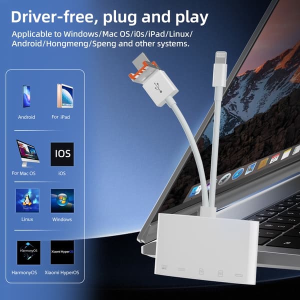 Muistikortinlukija USB-, MicroUSB- ja USB-C-liitännällä - Monikäyttöinen ratkaisu tiedostojen siirtoon