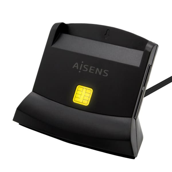 Kortläsare DNI/SIP Aisens ASCR-SN04CSD-BK Svart