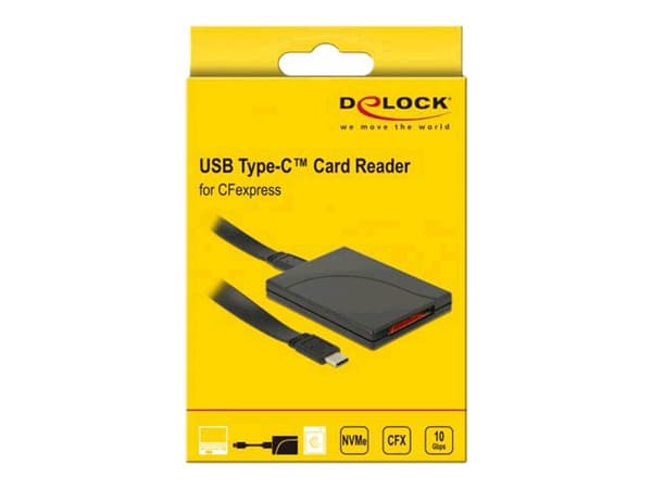 USB Type-C™ Card Reader for CFexpress memory cards