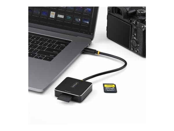 StarTech.com USB-C SD Express kortinlukija, USB 10Gbps, Kannettava muistikortinlukija, USB Type-C to Secure Digital 7.1 Adapter, toimii minkä tahansa