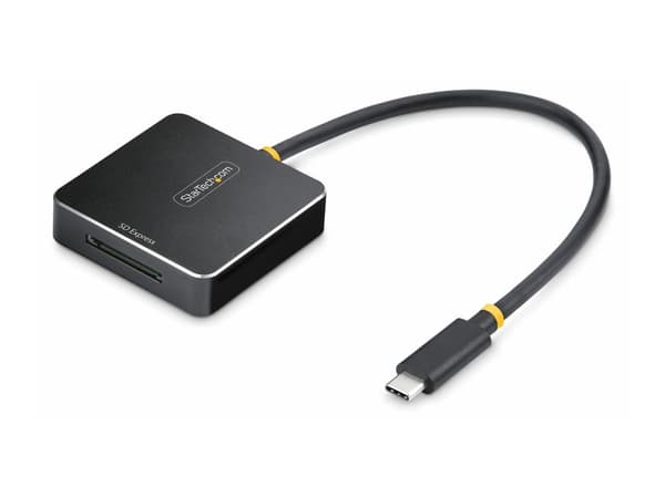 StarTech.com USB-C SD Express kortinlukija, USB 10Gbps, Kannettava muistikortinlukija, USB Type-C to Secure Digital 7.1 Adapter, toimii minkä tahansa