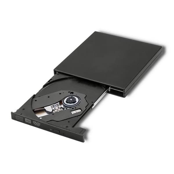 DVD-brännare - QOLTEC - 51858 - USB 2.0 - Svart