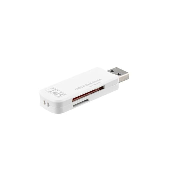Extern Kortläsare T'NB Mini USB 3.0 Vit