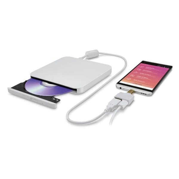 Extern DVD-brännare - HITACHI-LG - GP57EB40 - USB 2.0 - Svart - M-Disc-kompatibel