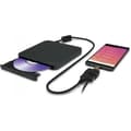 Miniatyrbild 1 av 3: Extern DVD-brännare - HITACHI-LG - GP57EB40 - USB 2.0 - Svart - M-Disc-kompatibel