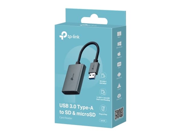 TP-Link UA430 USB Type-A ja SD &amp; microSD-kortinlukija