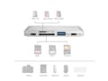 Miniatyrbild 3 av 5: SmallRig 4746, MicroSD (TransFlash), MicroSDHC, MicroSDXC, SD, SDHC, SDXC, Silver, Vit, 104 Mbit/s, aluminium, USB 3.2 Gen 2 (3.1 Gen 2) Typ-C, 96 mm