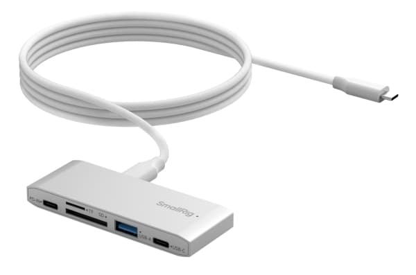 SmallRig 4746, MicroSD (TransFlash), MicroSDHC, MicroSDXC, SD, SDHC, SDXC, Silver, Vit, 104 Mbit/s, aluminium, USB 3.2 Gen 2 (3.1 Gen 2) Typ-C, 96 mm
