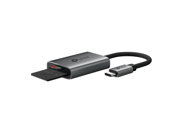 TP-Link UA430C, MicroSD (TransFlash), SD, Grå, CE, FCC, RoHS, BSMI, USB 3.2 Gen 1 (3.1 Gen 1) Type-C, 48,4 mm, 34,2 mm