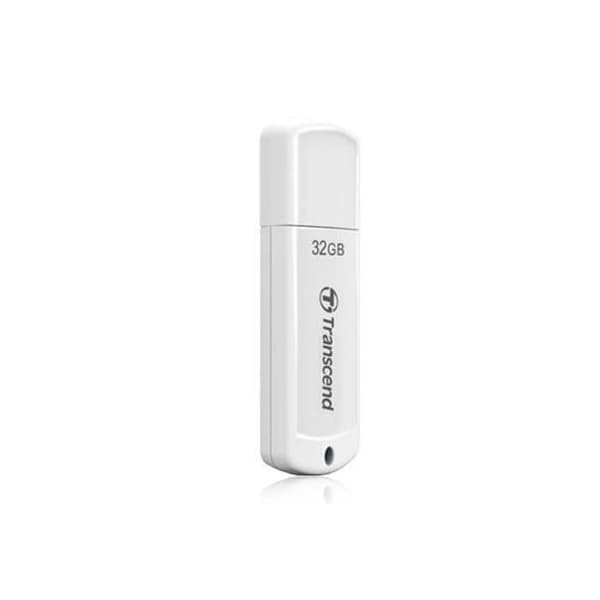 Transcend JetFlash elite 32 GB JetFlash 370, 32 GB, 2.0, USB Type-A-kontakt, Cap, 8,5 g, Vit