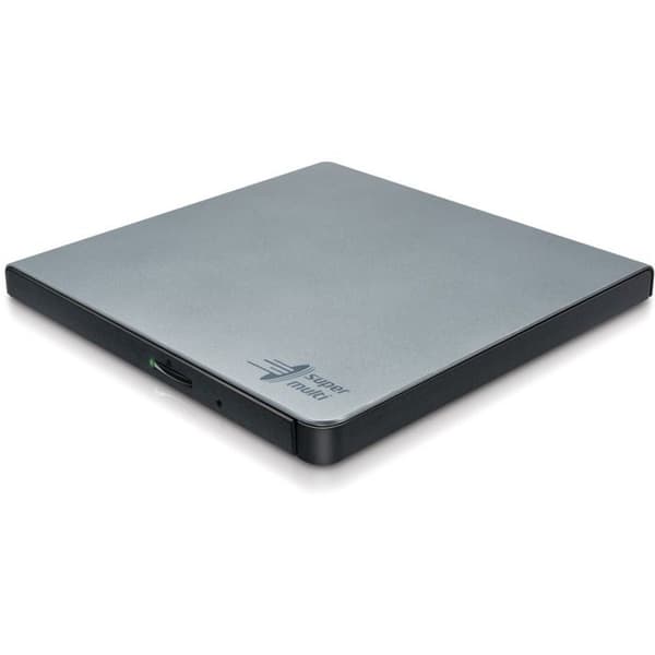 Extern DVD-brännare - HITASHI-LG - GP57EB40 - USB 2.0 - DVD-RW, DVD+R DL - Grå färg Silver