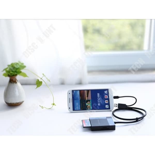 TD® kortläsare USB3.0-gränssnitt, höghastighetsöverföring, lämplig för mobiltelefoner och datorer