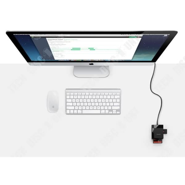 TD® kortläsare USB3.0-gränssnitt, höghastighetsöverföring, lämplig för mobiltelefoner och datorer
