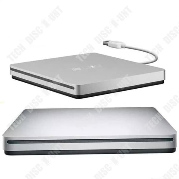 TD® Neutral Ultratunn sug CD-brännare USB Extern DVD-brännare Dator Optisk enhet CD-brännare