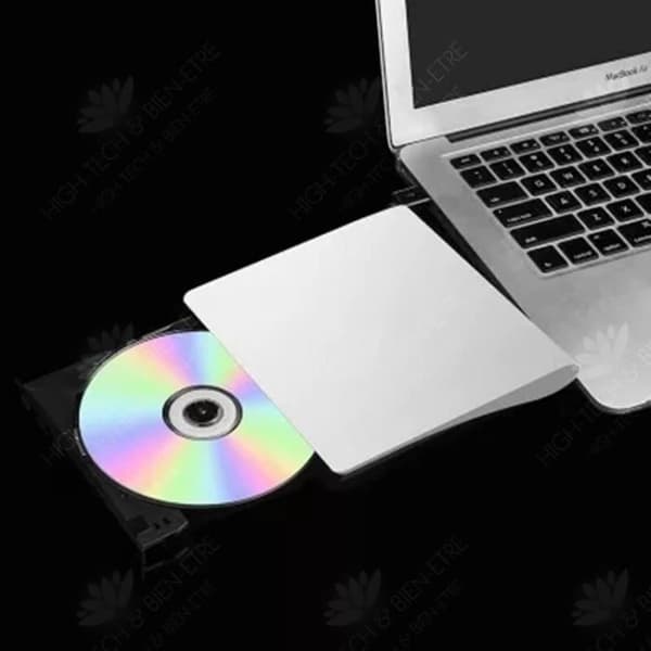 HTBE® Ultratunn hög stabilitet USB mobil optisk enhet Extern DVD-brännare Extern optisk enhet Brännare