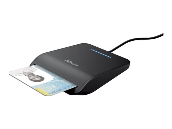 Trust Primo - SMART-kortläsare - USB 2.0 Svart
