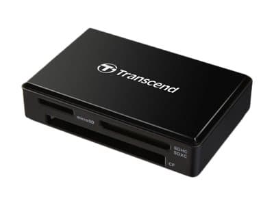 Transcend RDF8K2 - Kortläsare (SDHC, SDHC UHS-I, SDXC, SDXC UHS-I, microSDHC, microSDHC UHS-I, microSDXC, microSDXC UHS-I, CF) - USB 3.1 Gen 1