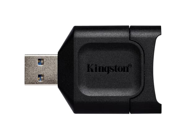 Kingston Technology MobileLite Plus, SD, Svart, USB 3.2 Gen 1 (3.1 Gen 1) Type-A, 51,8 mm, 33,5 mm, 9 mm
