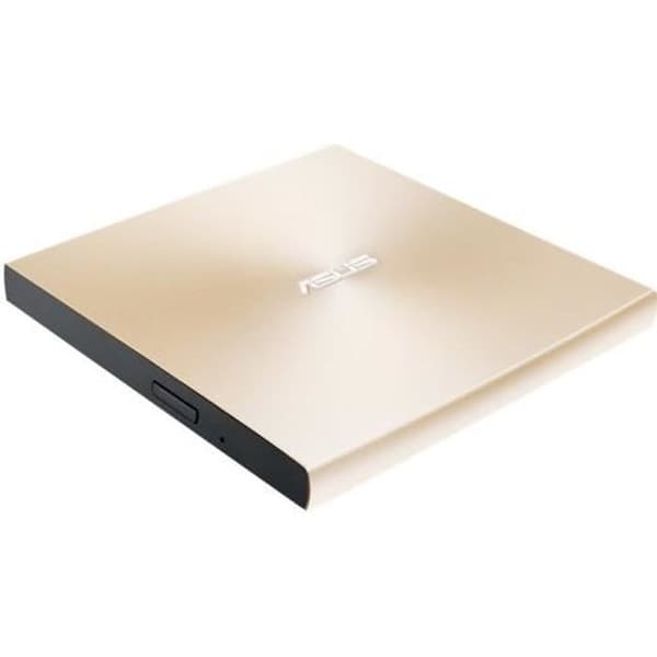 ASUS ZenDrive SDRW-08U9M-U DVD-brännare - Guld - DVD-RAM/R;RW Media - 24x CD Read/24x CD Write/24x CD Rewrite