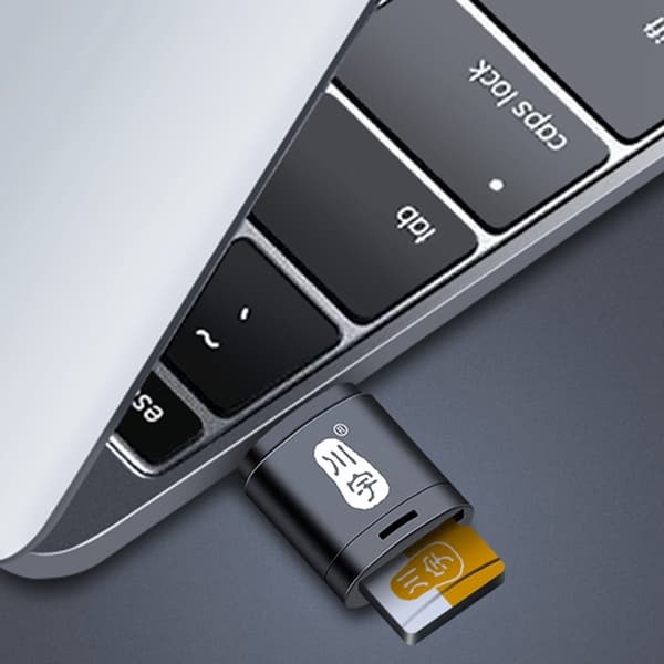 KAWAU Adapter USB 2.0 60MB/s TF-kortläsare Minneskortläsare Kortläsare