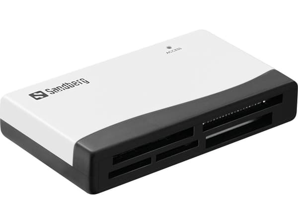 Sandberg Multi Card Reader - kortinlukija (MS, MMC, SD, xD, CF, TransFlash, microSD, SDHC, MS Micro) - USB 2.0