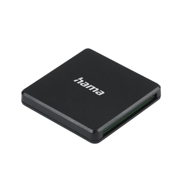 Hama USB 3.0 multikortlæser, SD/microSD/CF, sort