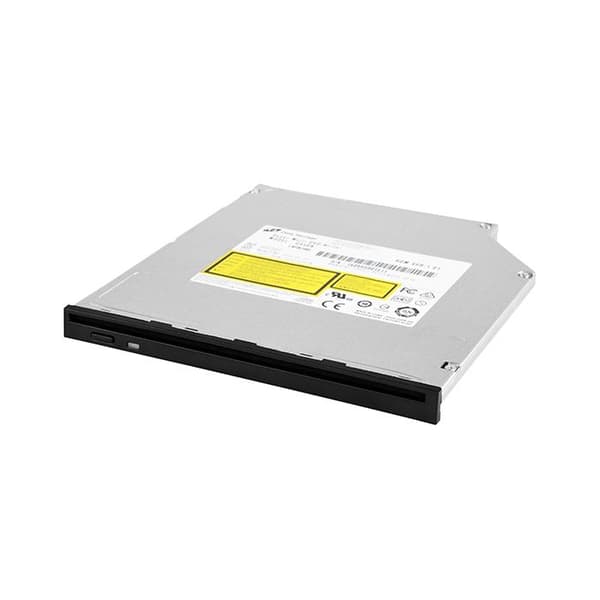 SilverStone SST-SOD04 slim DVD-RW-brännare - Svart - SATA - CD/DVD Läs och skriv Svart, Grå