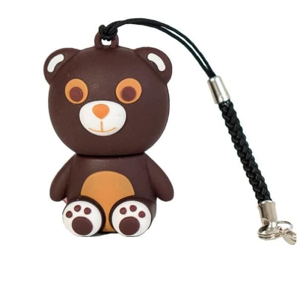 TECH1TECH TEC5124-16, 16 GB, 2.0, USB typ-A-kontakt, lock, brun