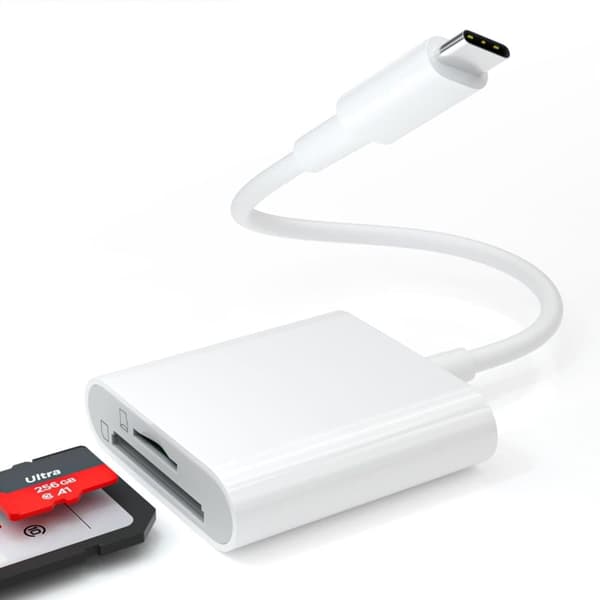 Lollanda TYPE-C Dual SD/TF -kortinlukija nopeaan tiedonsiirtoon 0
