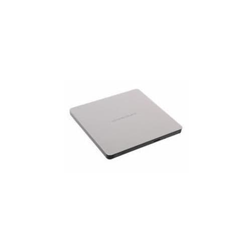 Extern DVD-brännare - LG - GP60NS60 - Ultra Slim - USB 2.0 - Silverfärg Silver