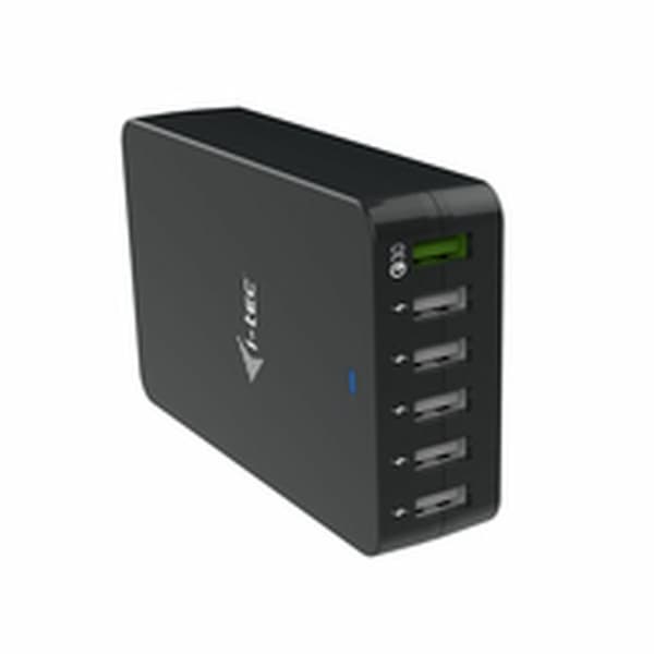 Bärbar laddare i-Tec CHARGER6P52W Svart Svart