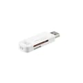 Miniatyrbild 1 av 4: Extern Kortläsare T'NB Mini USB 3.0 Vit