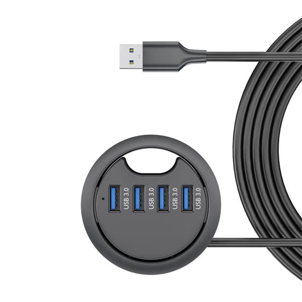 INF USB 3.0 4-Port Hub: Højhastighedsdataoverførsel og -udvidelse