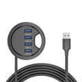 Miniatyrbillede 1 af 6: INF USB 3.0 4-Port Hub: Højhastighedsdataoverførsel og -udvidelse