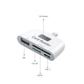 Pikkukuva 1 / 6: INF Type-C -kortinlukija - USB-keskitin ja OTG-toiminto Valkoinen