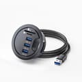Miniatyrbilde 3 av 6: INF USB 3.0 Hub med SD/TF-kortleser - 5 porter