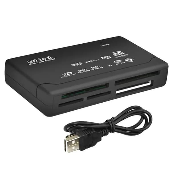 Monikortinlukija USB 2.0 – Tuki 150 Muistikortille