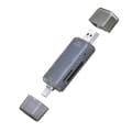 Miniatyrbillede 2 af 2: 4-i-1 SD-kortlæser med USB og USB-C