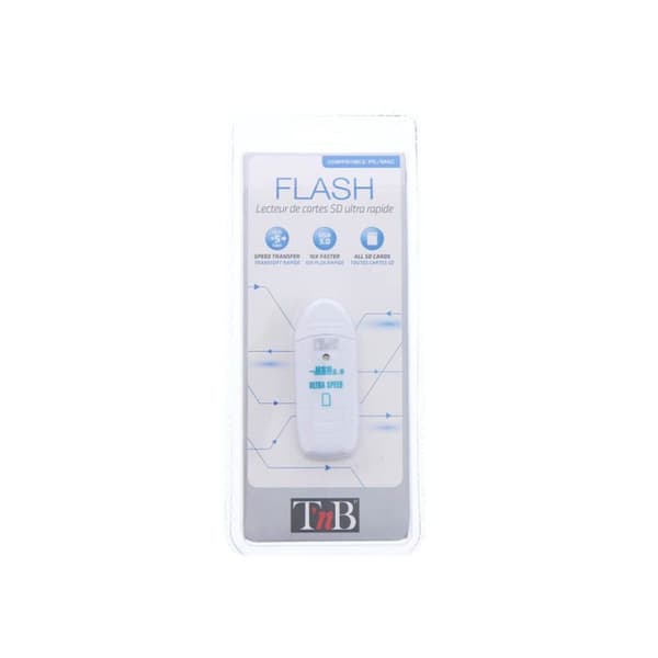 Ekstern Reader Card T'NB Mini USB 3.0 Hvid