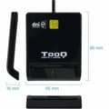 Miniatyrbillede 5 af 7: Smart kortlæser TooQ TQR-211B Sort